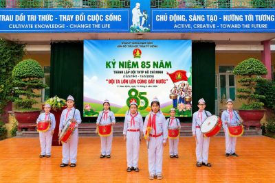 SÔI NỔI HOẠT ĐỘNG CHÀO MỪNG KỶ NIỆM 85 NĂM NGÀY THÀNH LẬP ĐỘI TNTP HỒ CHÍ MINH