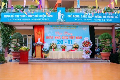 Lễ kỷ niệm 43 năm Ngày Nhà giáo Việt Nam của trường Tiểu học Trần Tế Xương